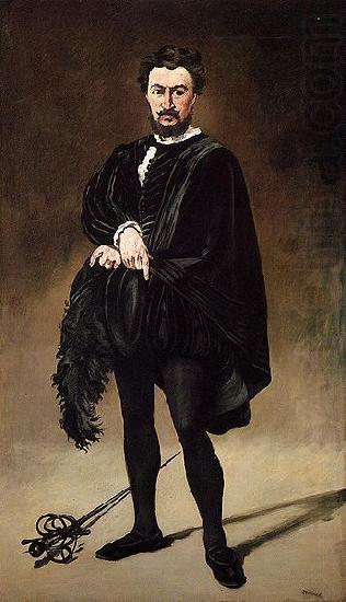 Philibert Rouviere as Hamlet, Edouard Manet